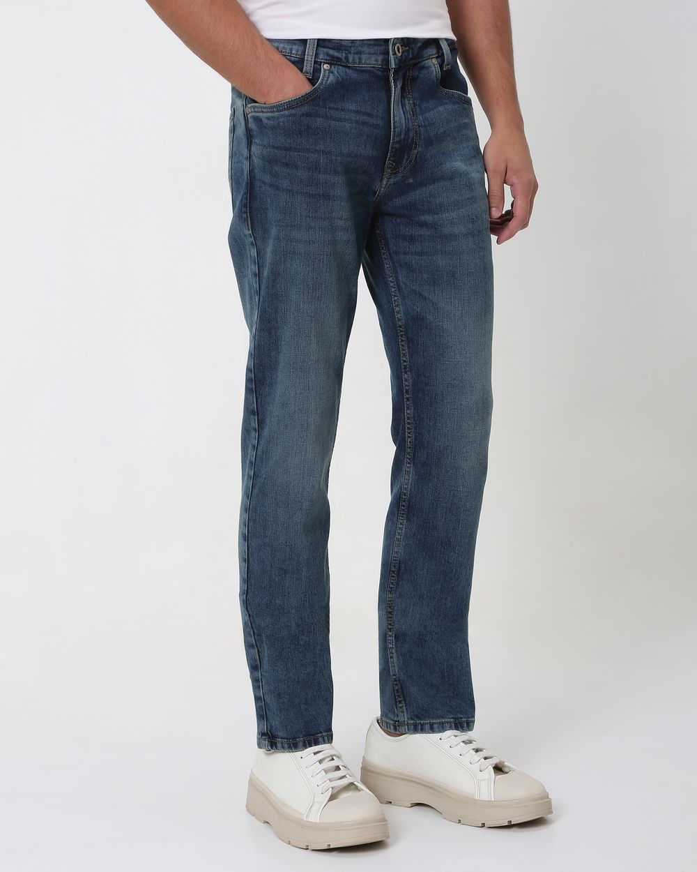 Tinted Straight Fit Originals Stretch Jeans