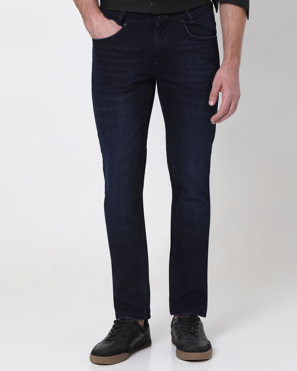 Deep Indigo Blue Super Slim Fit Originals Stretch Jeans
