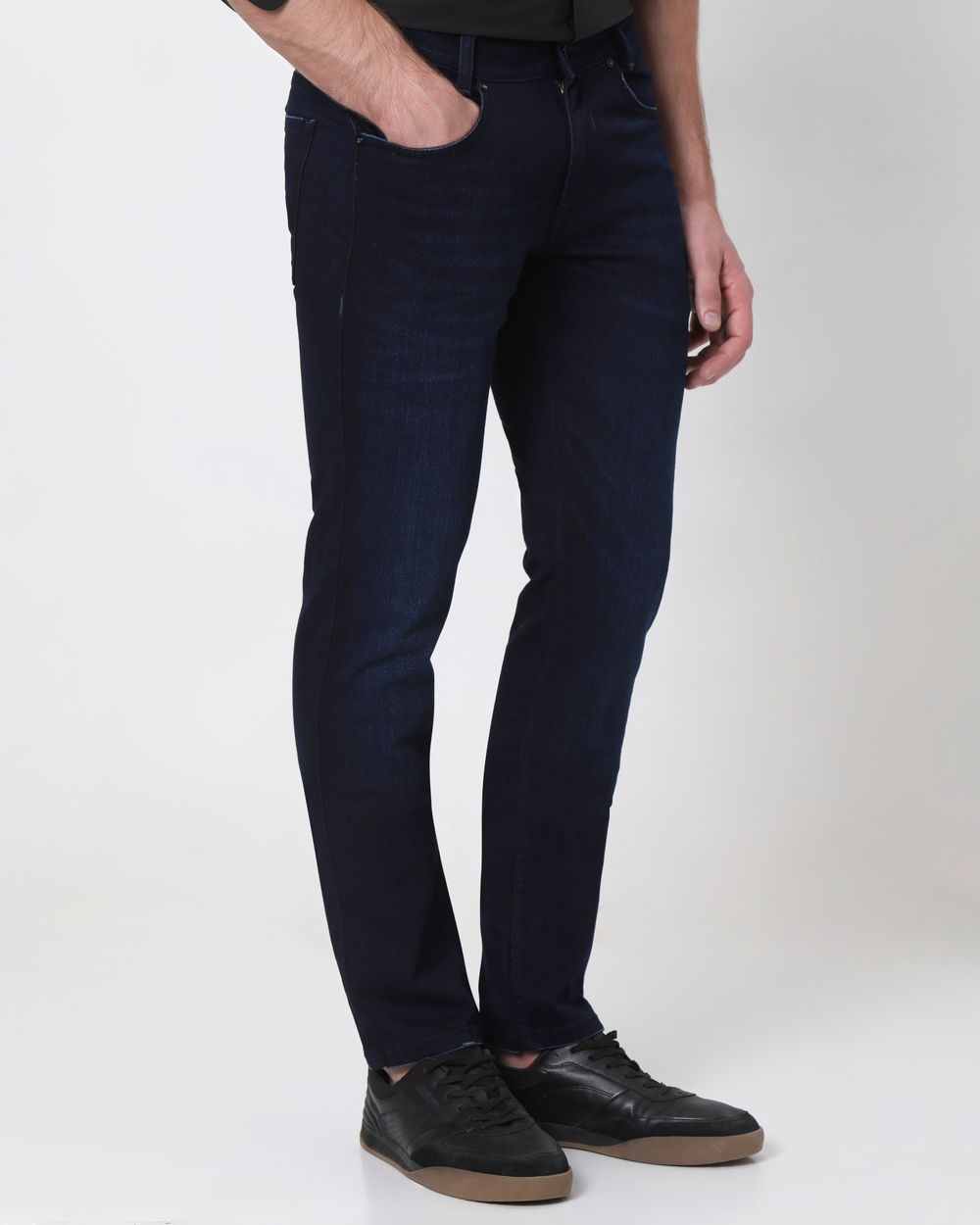Deep Indigo Blue Super Slim Fit Originals Stretch Jeans