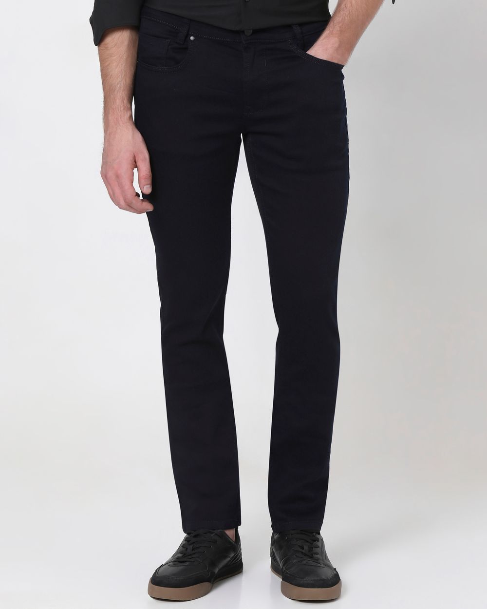 Navy Super Slim Fit Originals Stretch Jeans