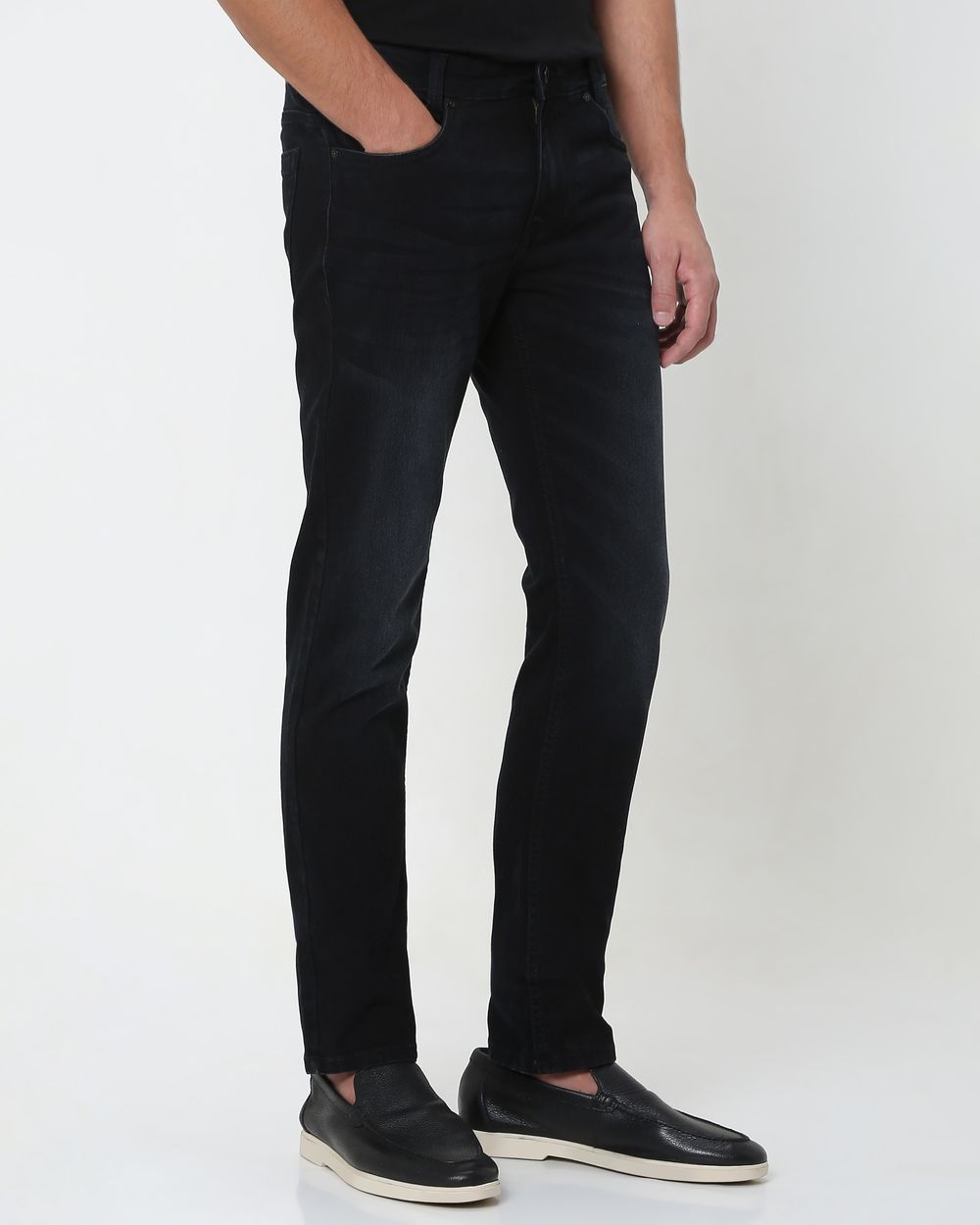 Black Super Slim Fit Originals Stretch Jeans