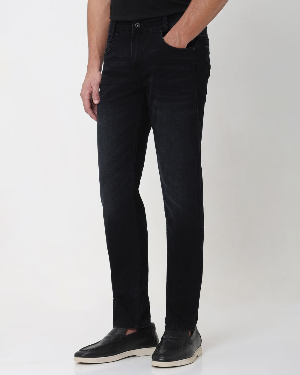 Black Super Slim Fit Originals Stretch Jeans