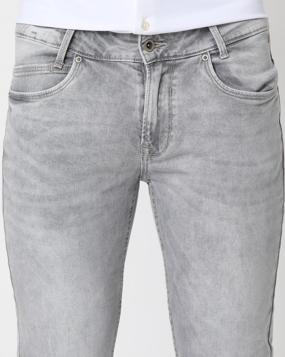 Grey Super Slim Fit Originals Stretch Jeans