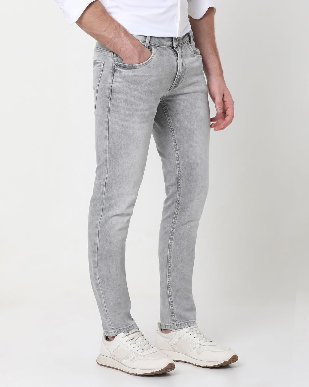 Grey Super Slim Fit Originals Stretch Jeans