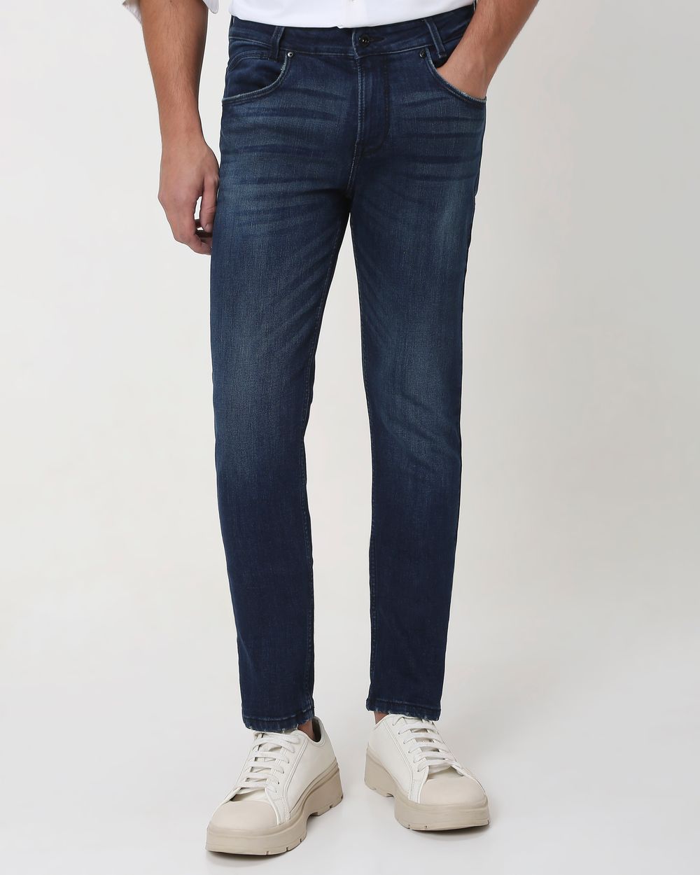 Blue Black Super Slim Fit Originals Stretch Jeans