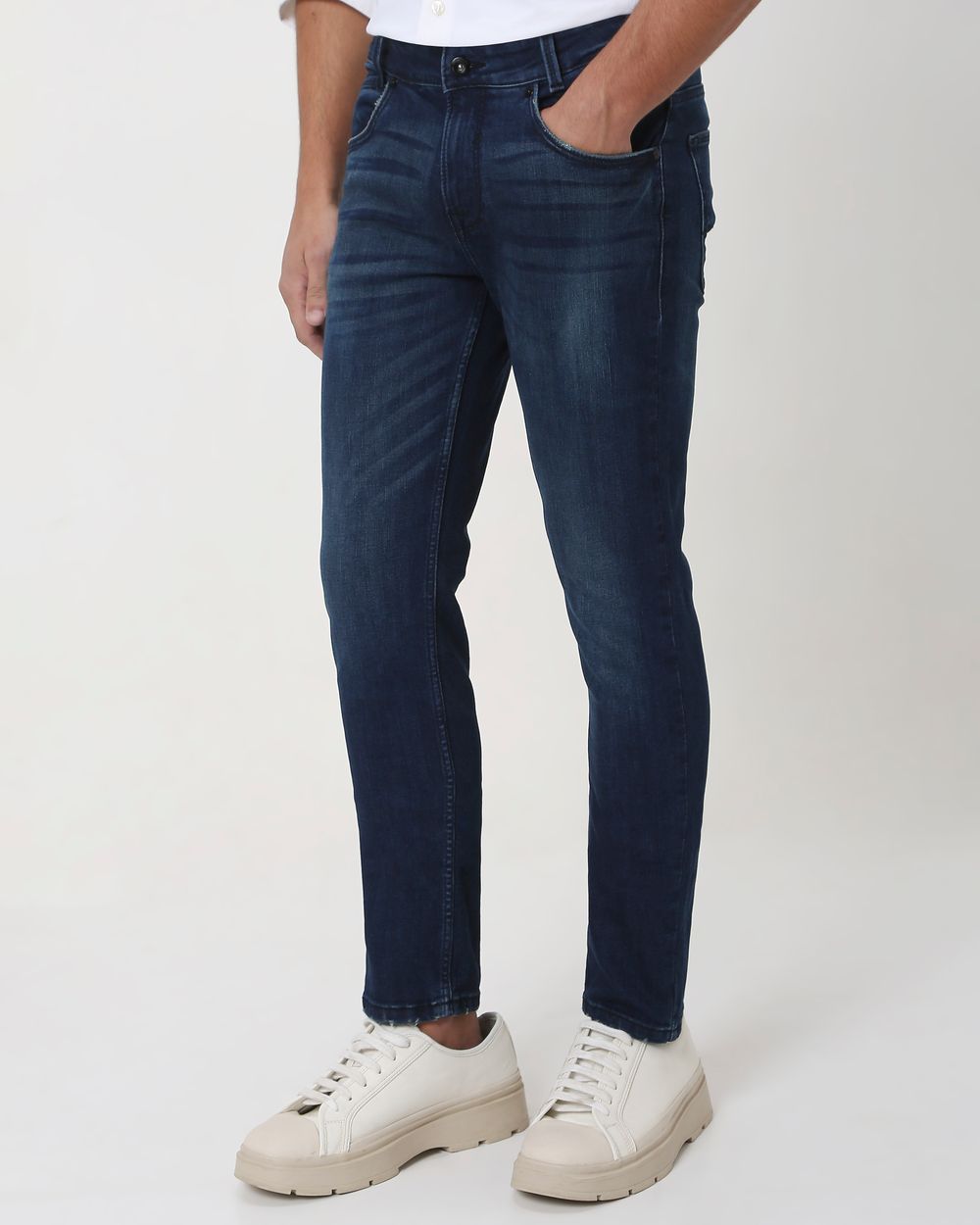 Blue Black Super Slim Fit Originals Stretch Jeans