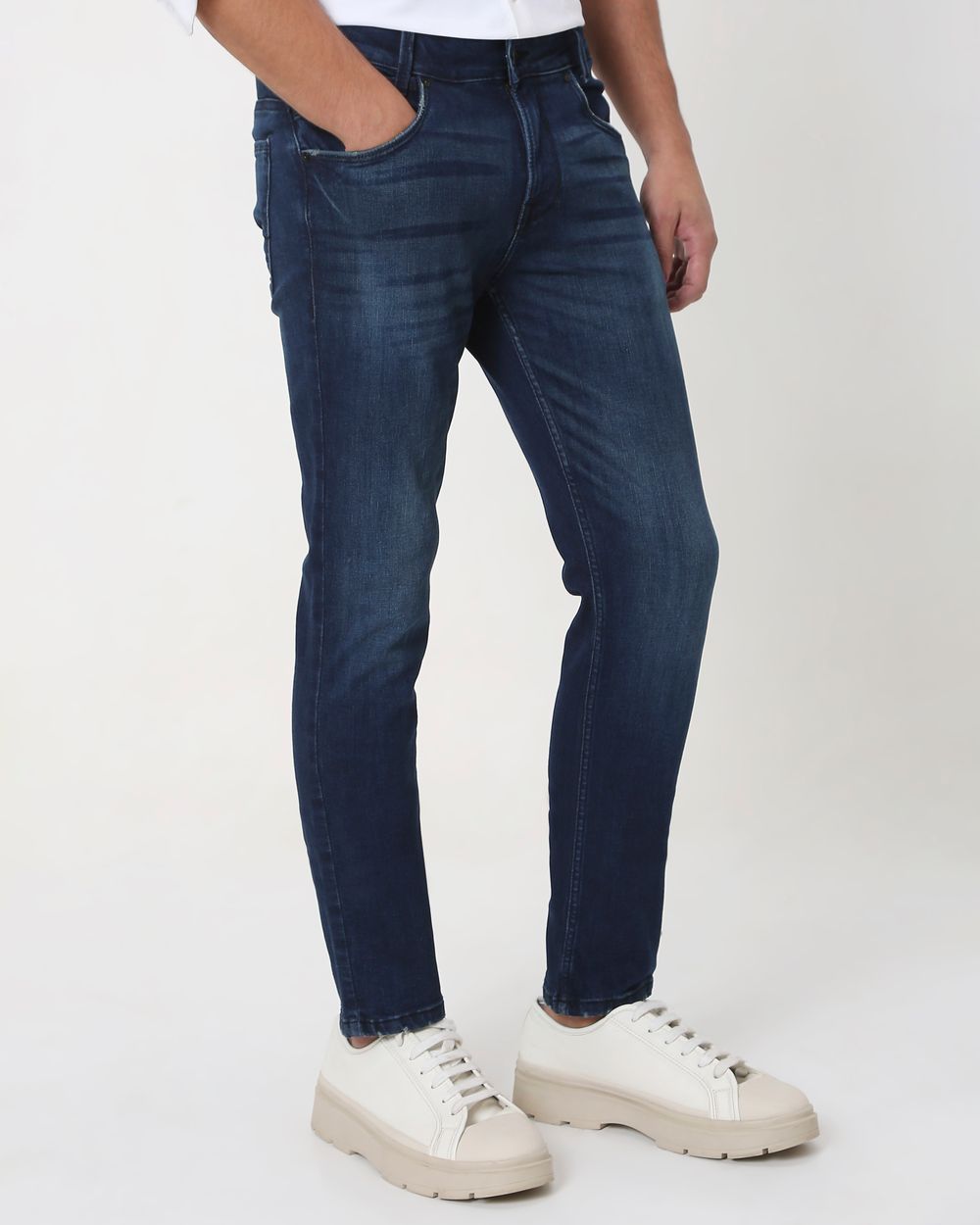 Blue Black Super Slim Fit Originals Stretch Jeans