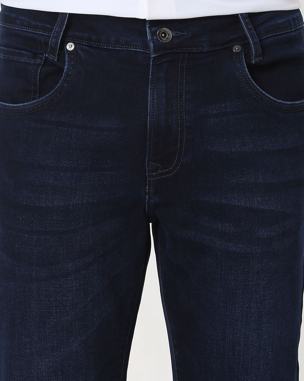 Deep Indigo Blue Super Slim Fit Originals Deluxe Stretch Jeans