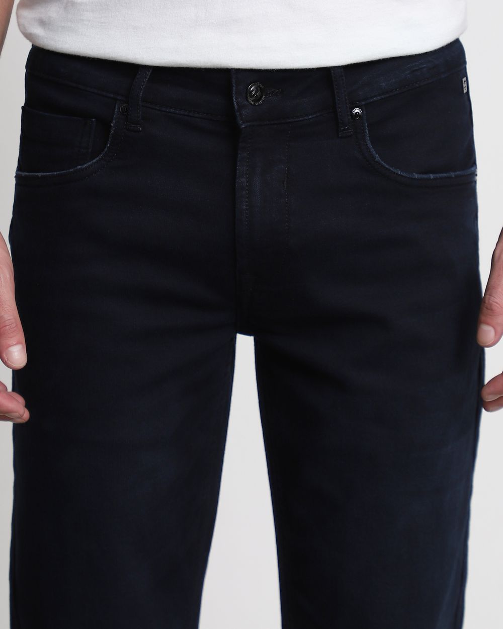 Blue Black Super Slim Fit Denim Deluxe Jeans
