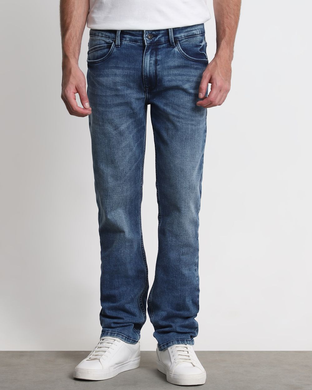 Blue Black Straight Fit Originals Jeans