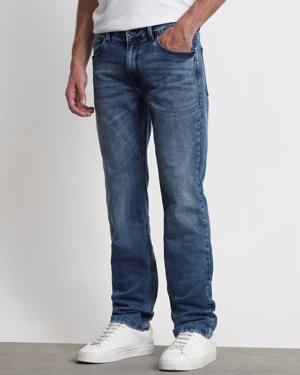 Blue Black Straight Fit Originals Jeans