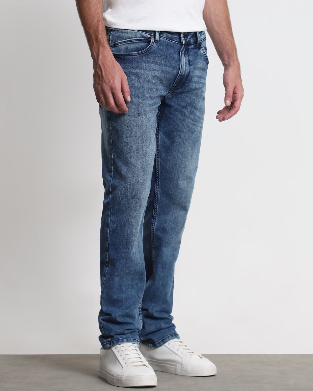 Blue Black Straight Fit Originals Jeans