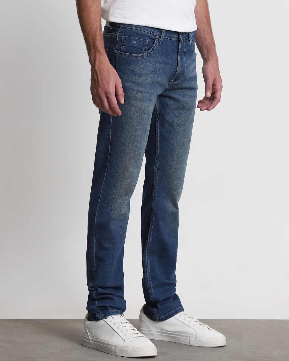 Grey Straight Fit Originals Jeans
