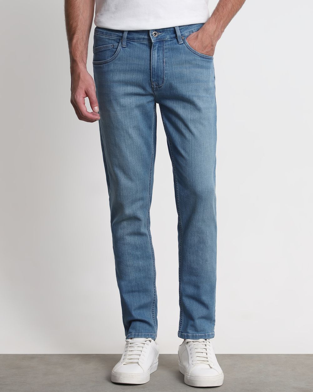 Mid Blue Skinny Fit Originals Jeans