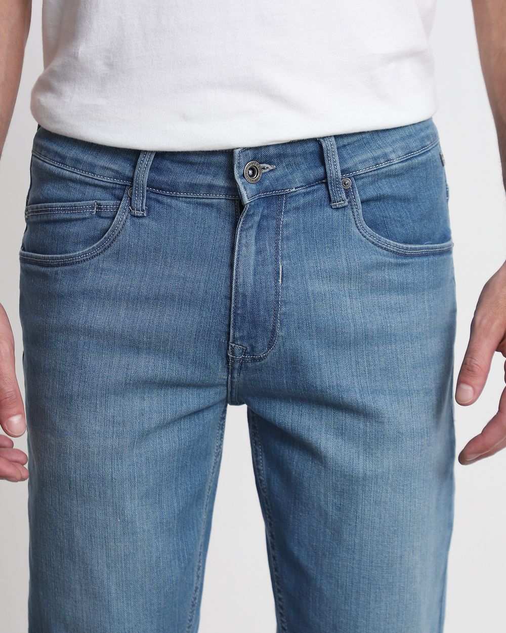 Mid Blue Skinny Fit Originals Jeans