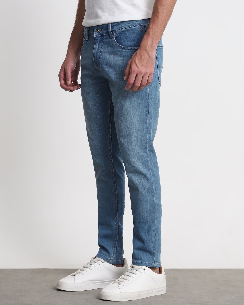 Mid Blue Skinny Fit Originals Jeans
