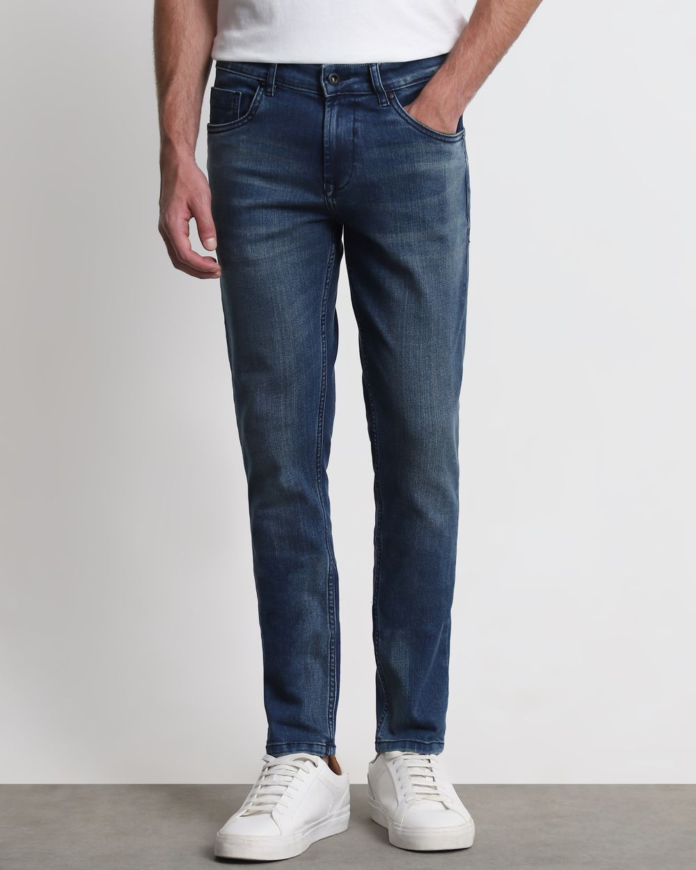 Dark Indigo Blue Skinny Fit Originals Jeans