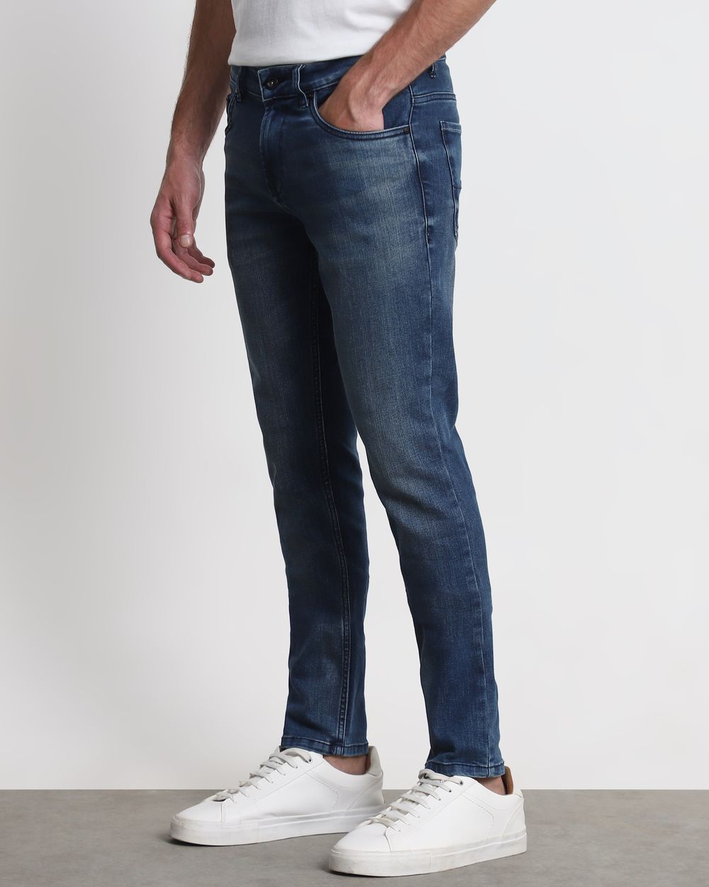 Dark Indigo Blue Skinny Fit Originals Jeans