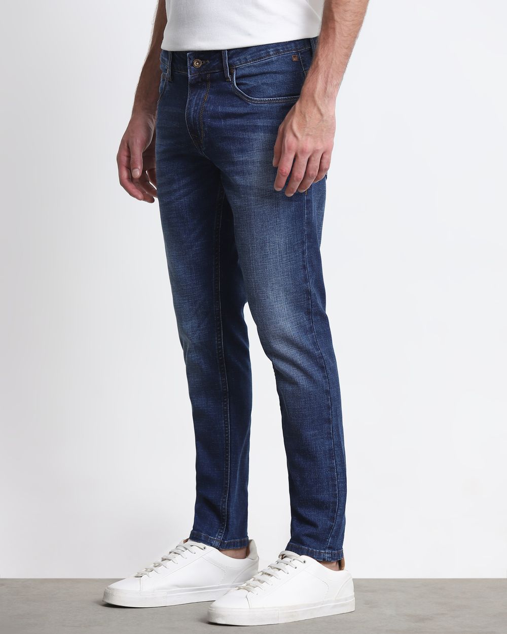 Dark Indigo Blue Ankle Length Originals Jeans