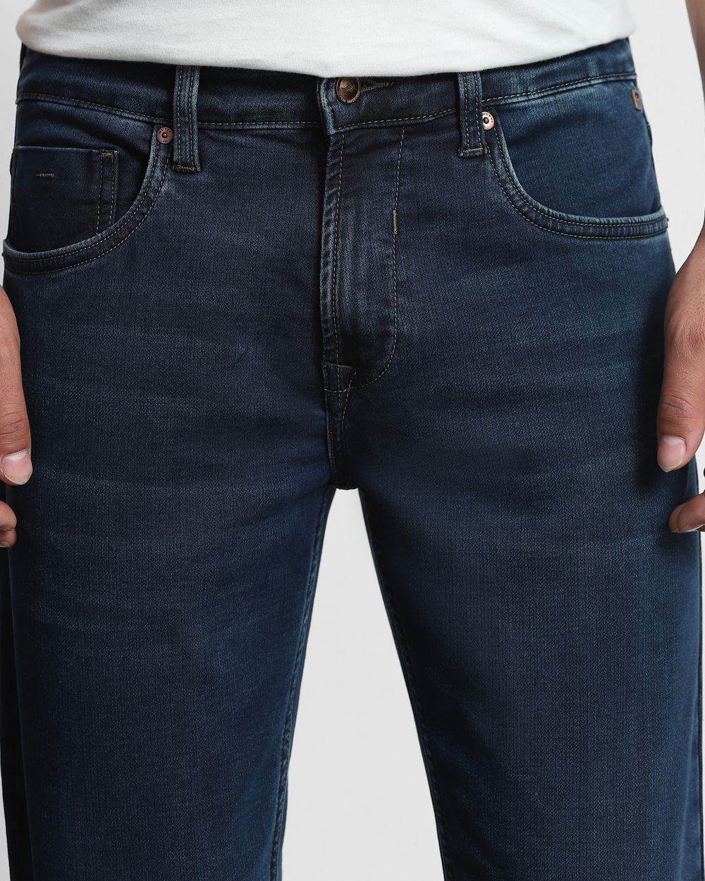 Tinted Straight Fit Denim Deluxe Jeans