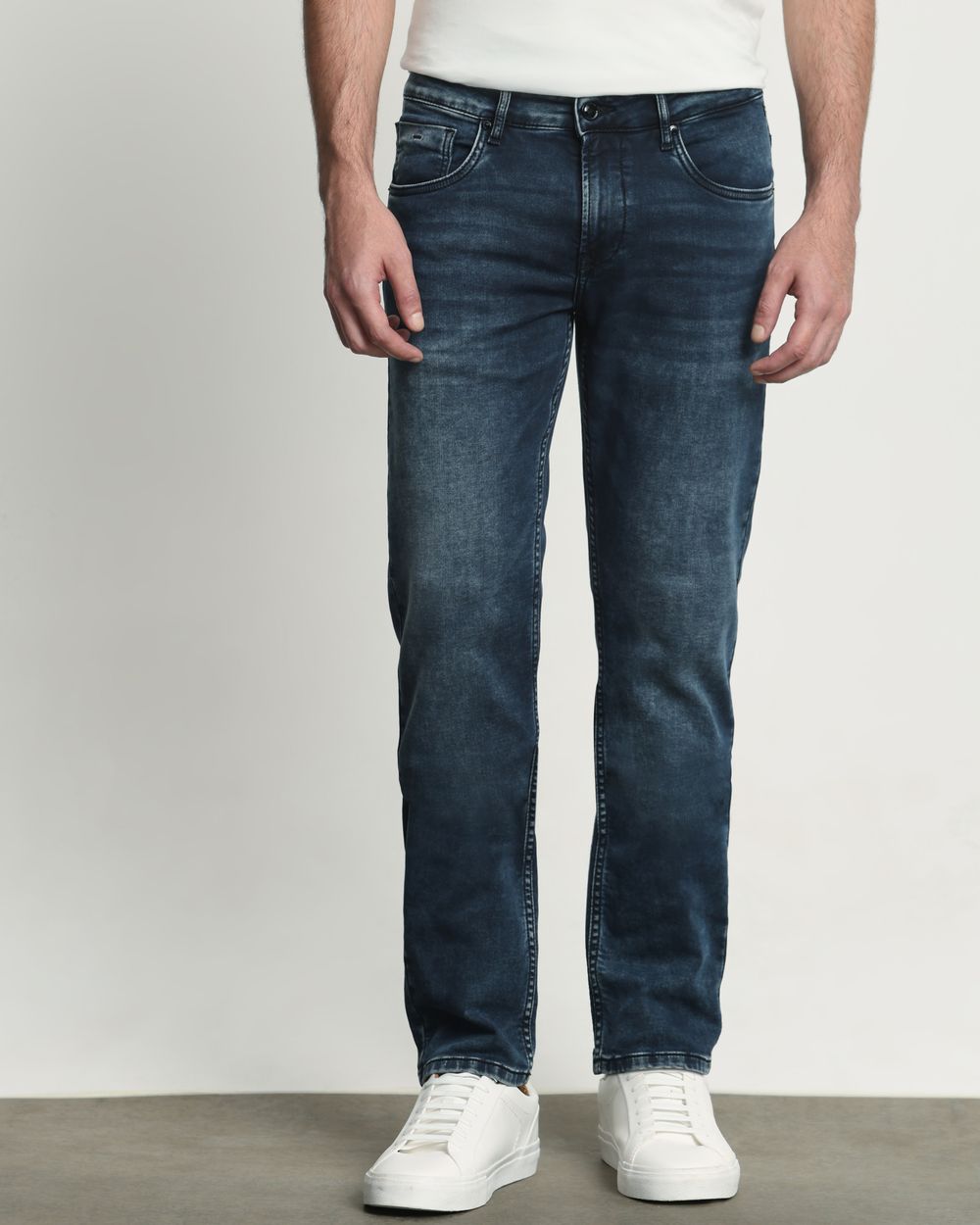 Blue Black Super Slim Fit Flyweight Jeans