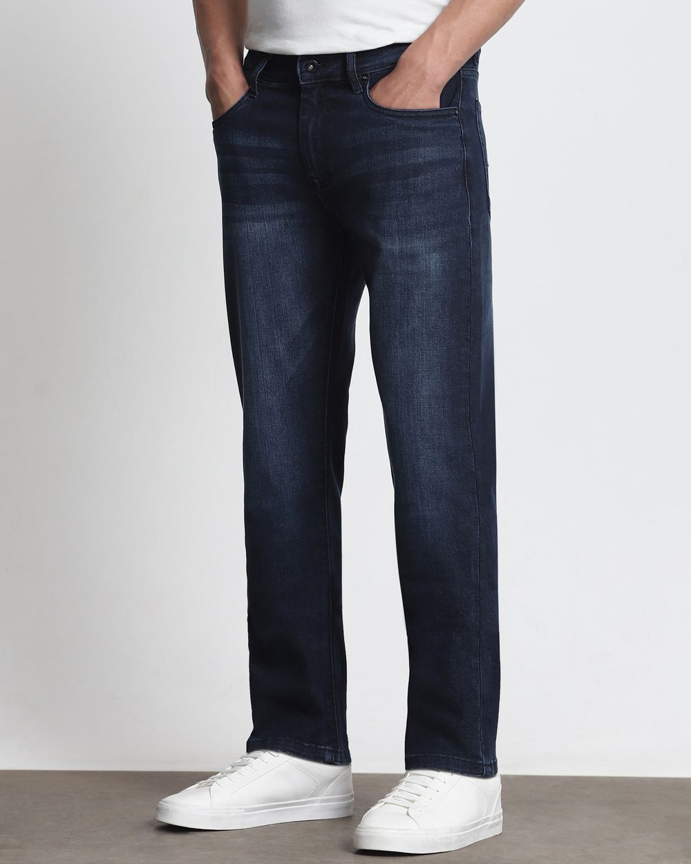 Blue Black Straight Fit Originals Jeans