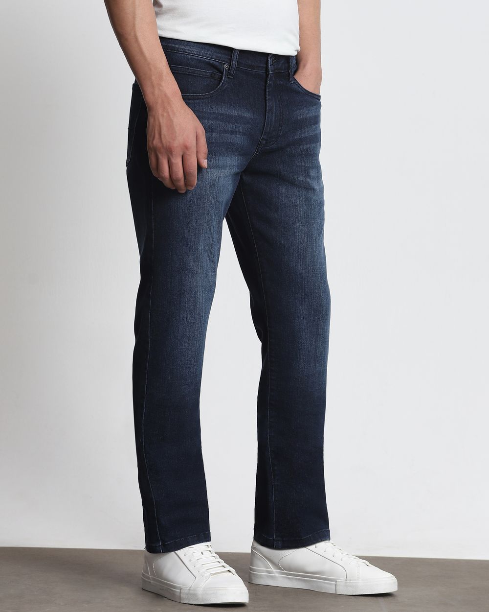 Blue Black Straight Fit Originals Jeans