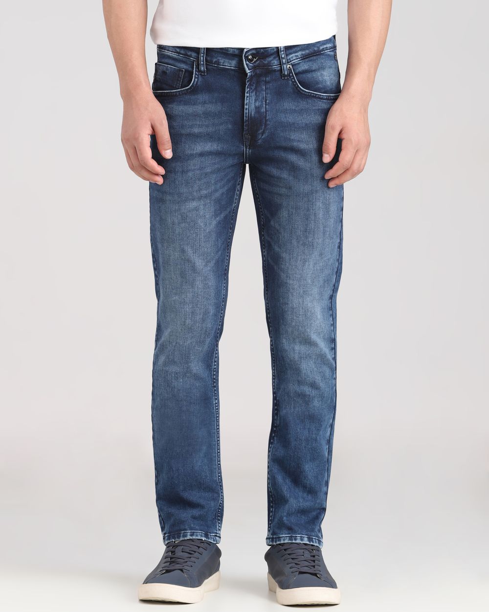 Blue Black Super Slim Fit Denim Deluxe Jeans