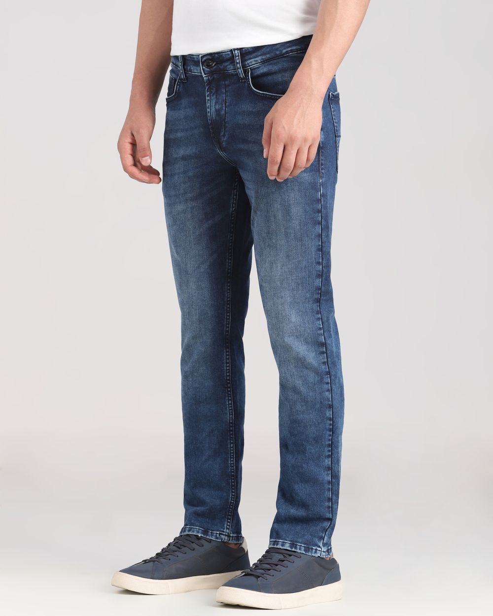 Blue Black Super Slim Fit Denim Deluxe Jeans