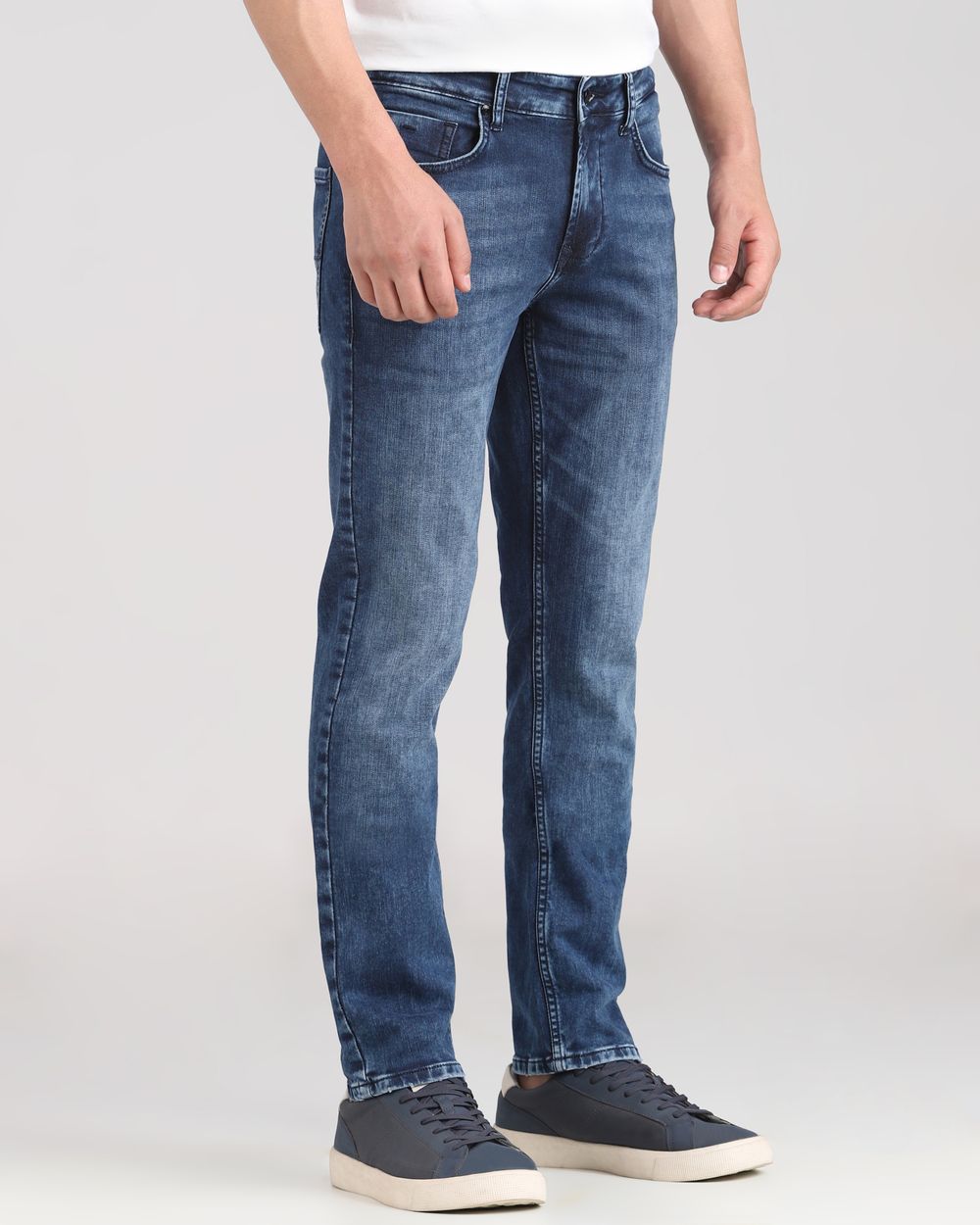 Blue Black Super Slim Fit Denim Deluxe Jeans