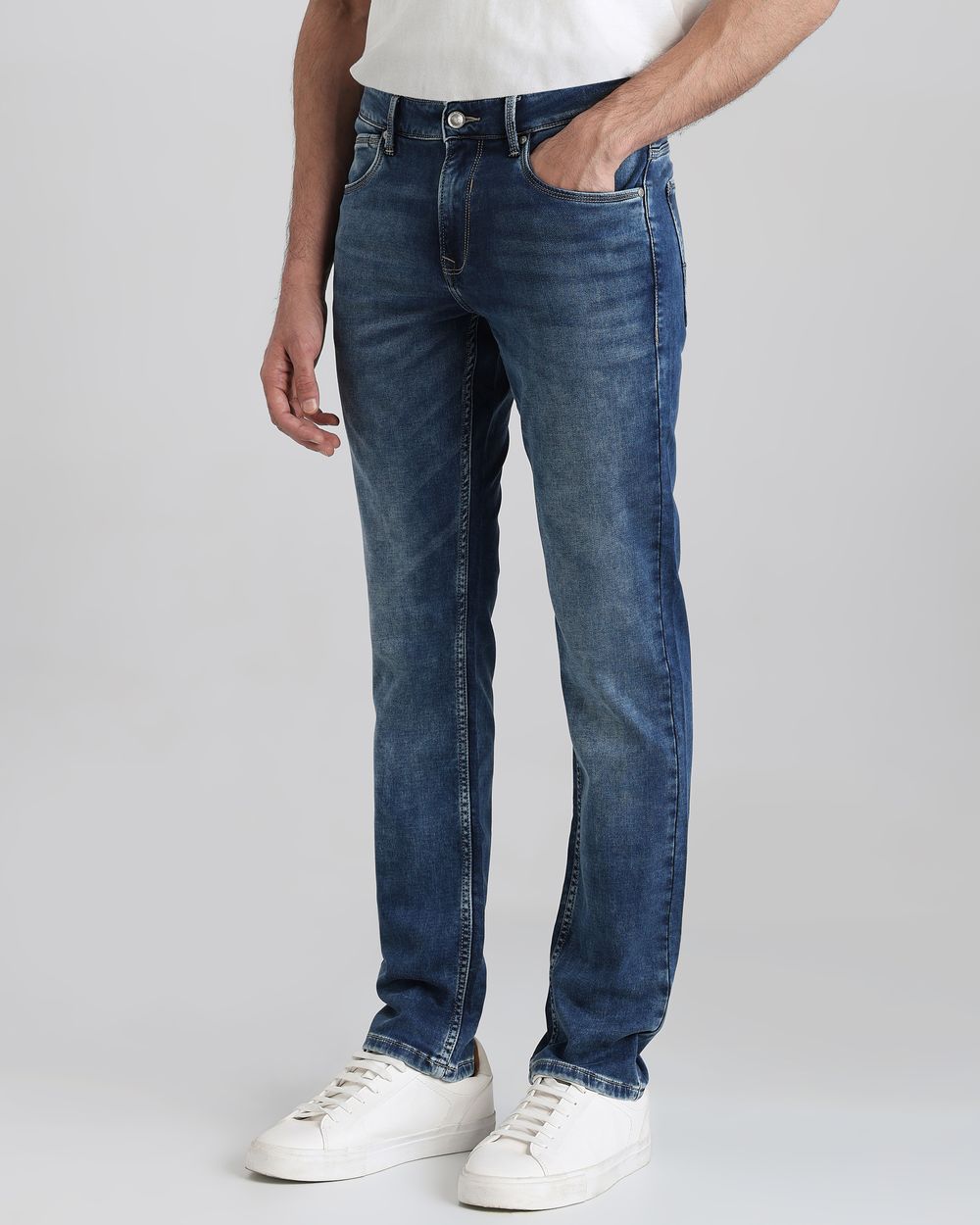 Tinted Super Slim Fit Denim Deluxe Jeans