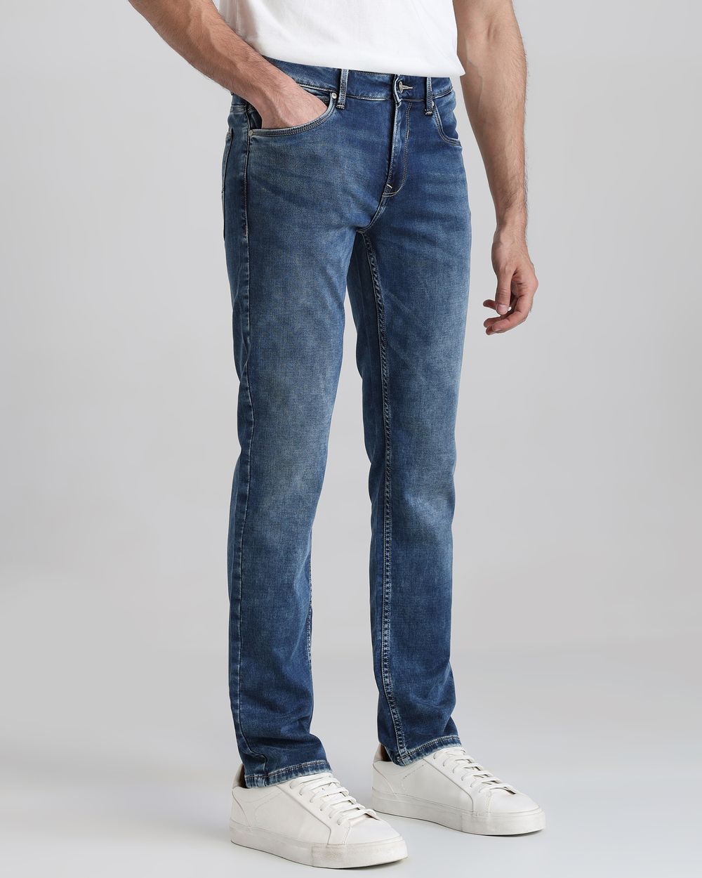 Tinted Super Slim Fit Denim Deluxe Jeans