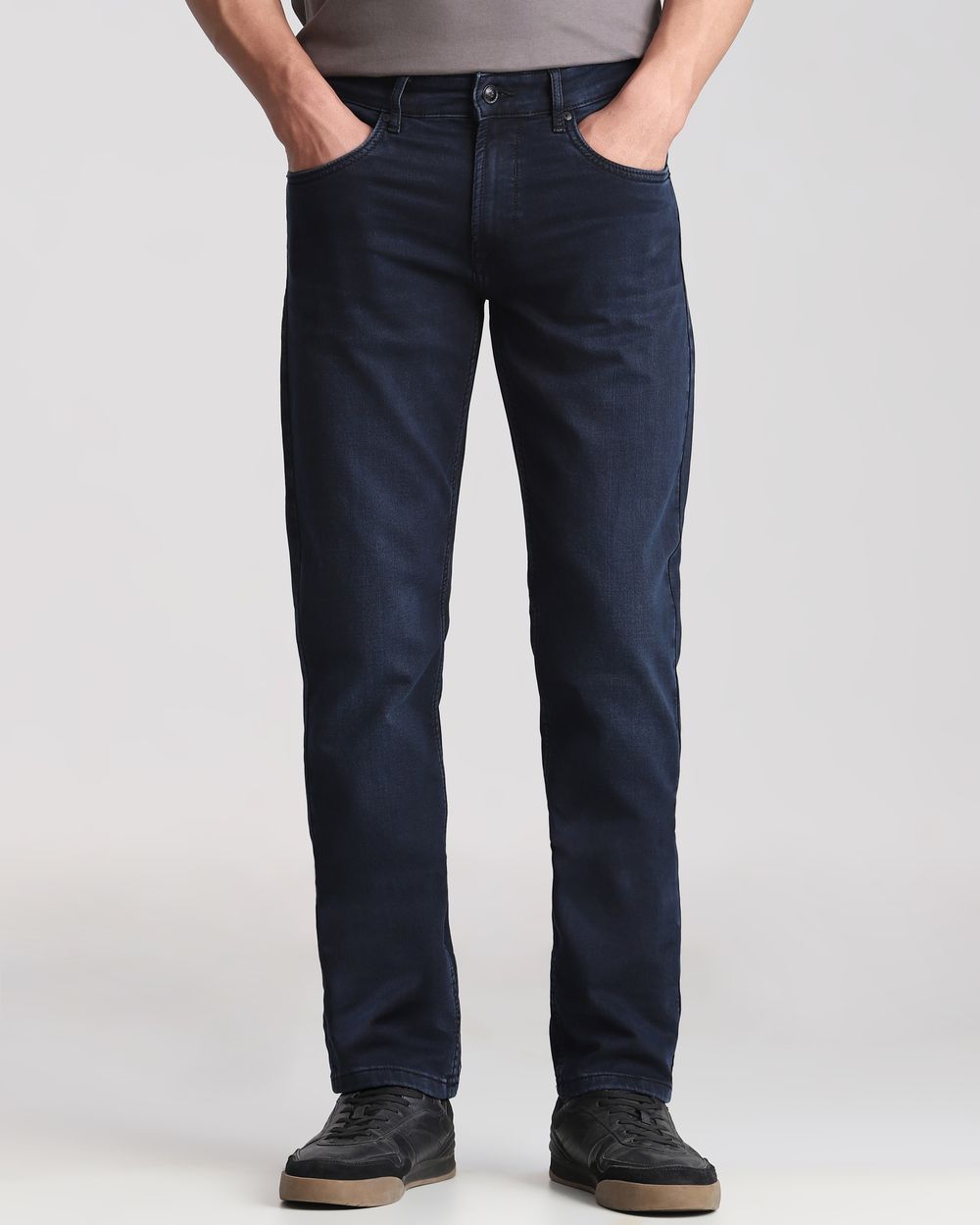 Tinted Straight Fit Denim Deluxe Jeans