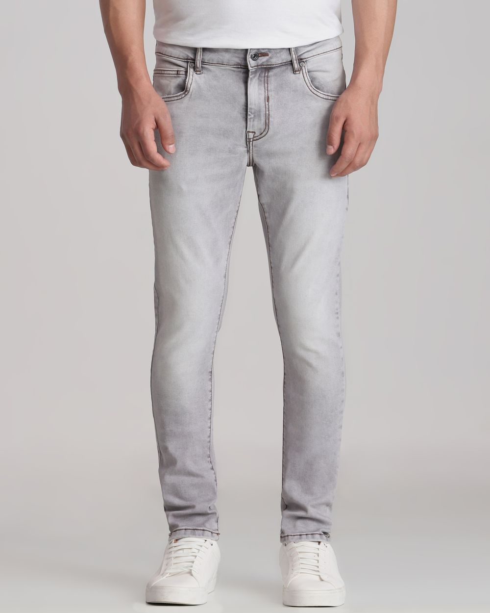 Grey Skinny Fit Originals Jeans