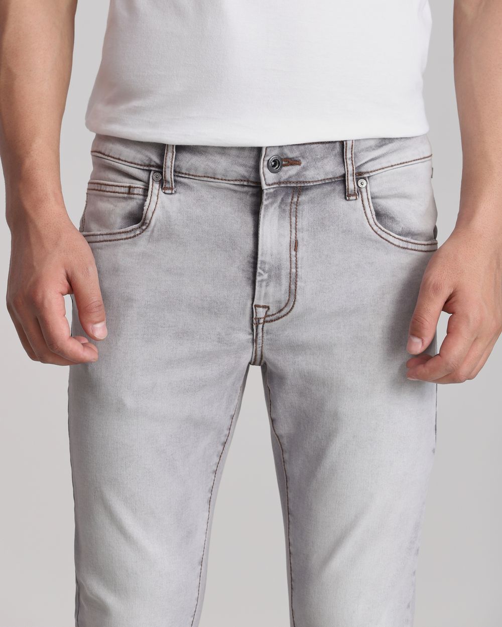 Grey Skinny Fit Originals Jeans