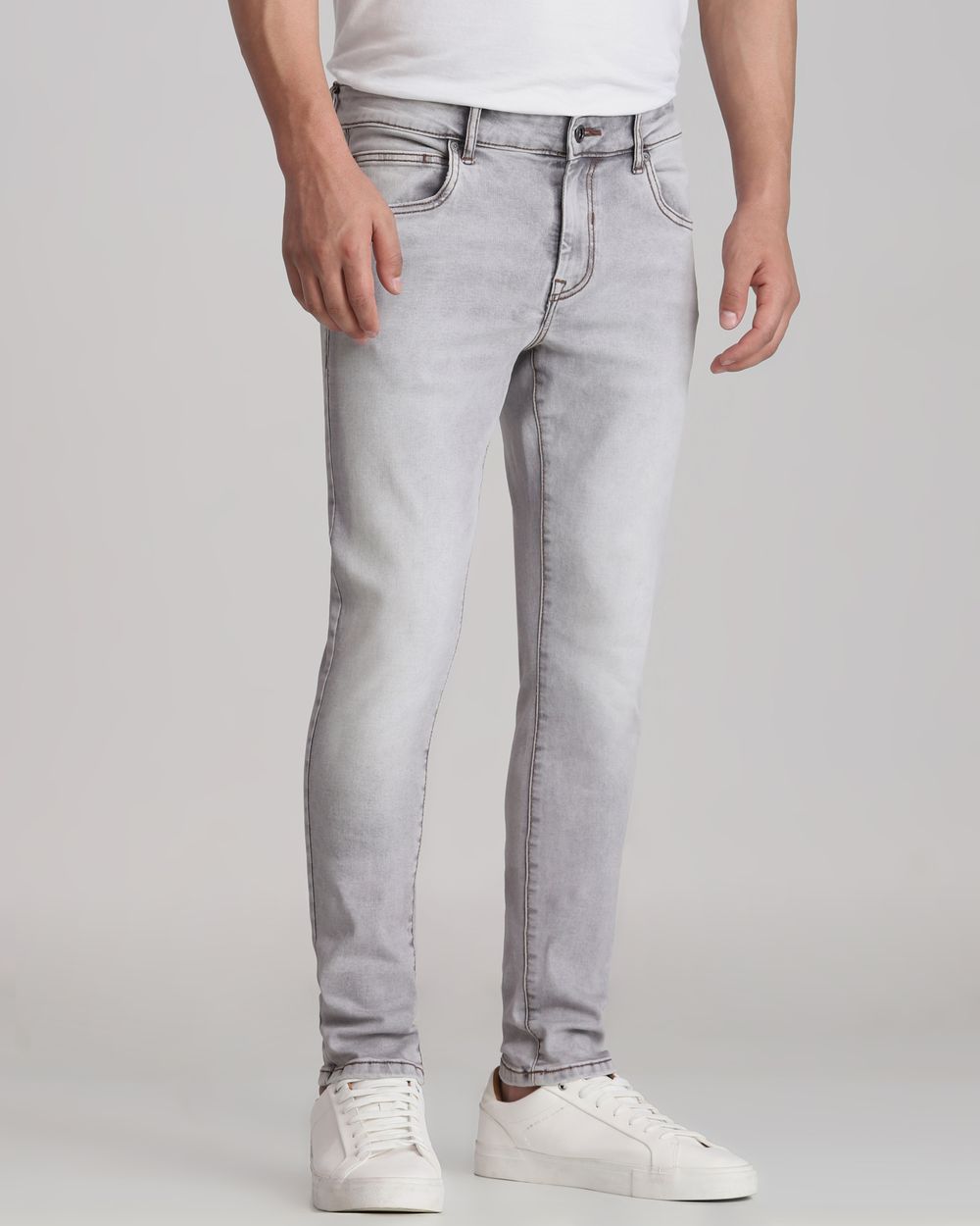Grey Skinny Fit Originals Jeans