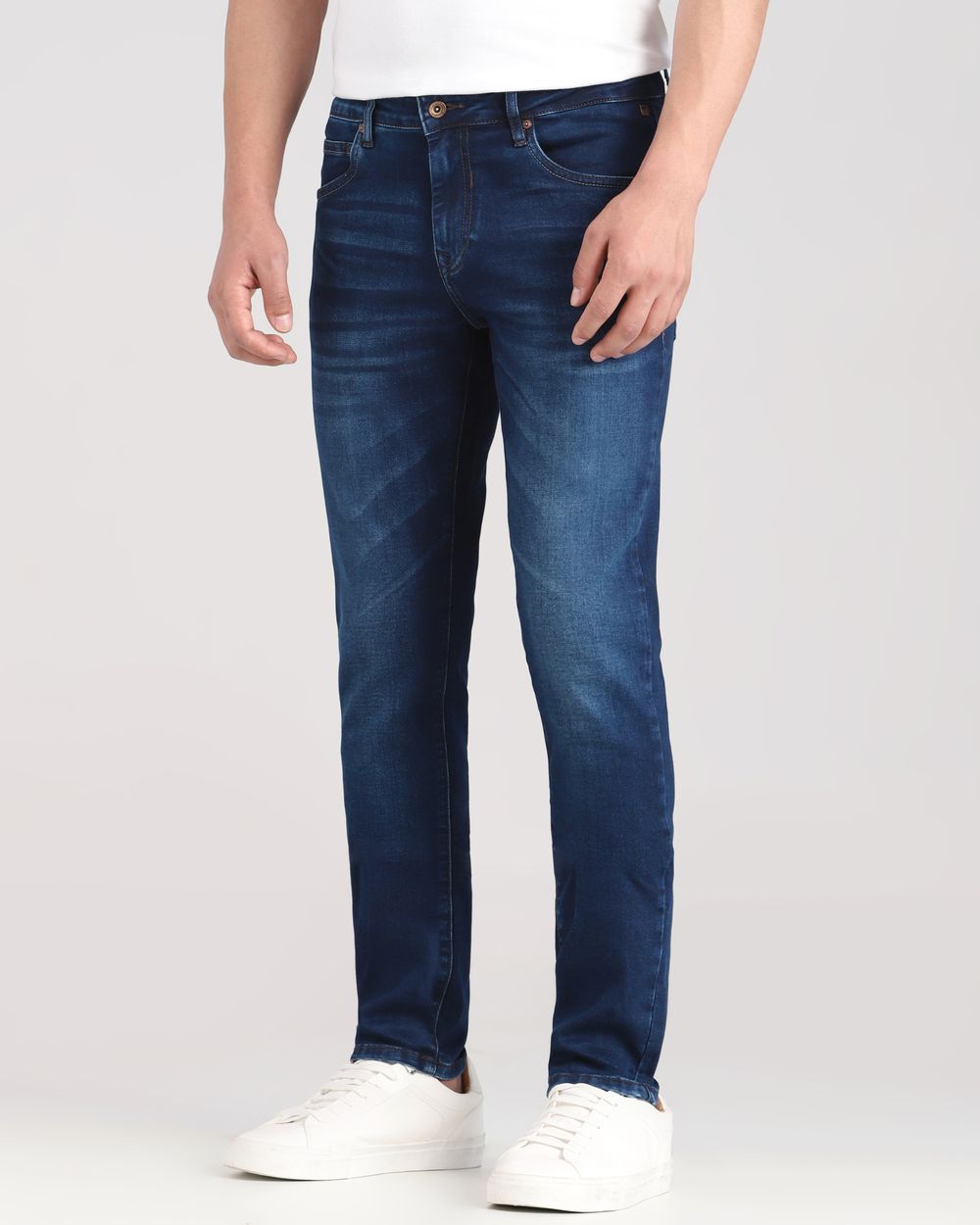 Dark Indigo Blue Skinny Fit Originals Jeans