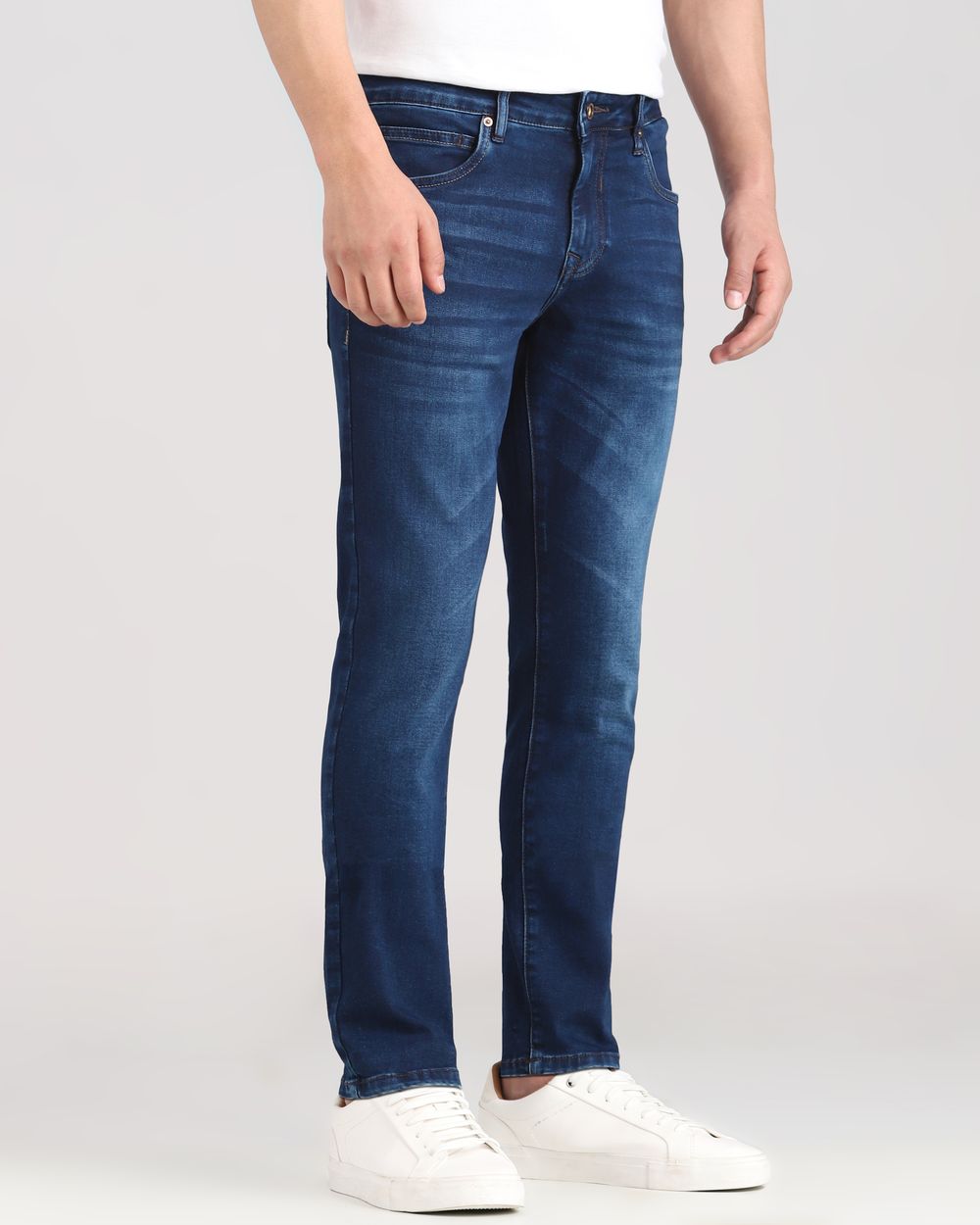 Dark Indigo Blue Skinny Fit Originals Jeans