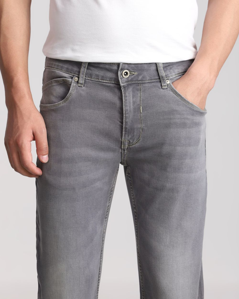 Grey Super Slim Fit Originals Jeans