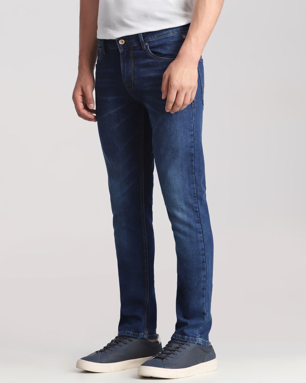 Dark Indigo Blue Super Slim Fit Originals Jeans