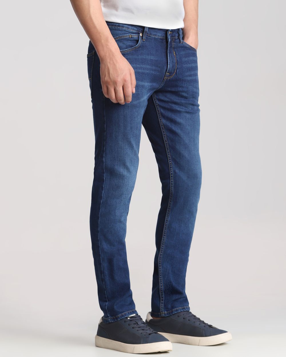 Dark Indigo Blue Super Slim Fit Originals Jeans