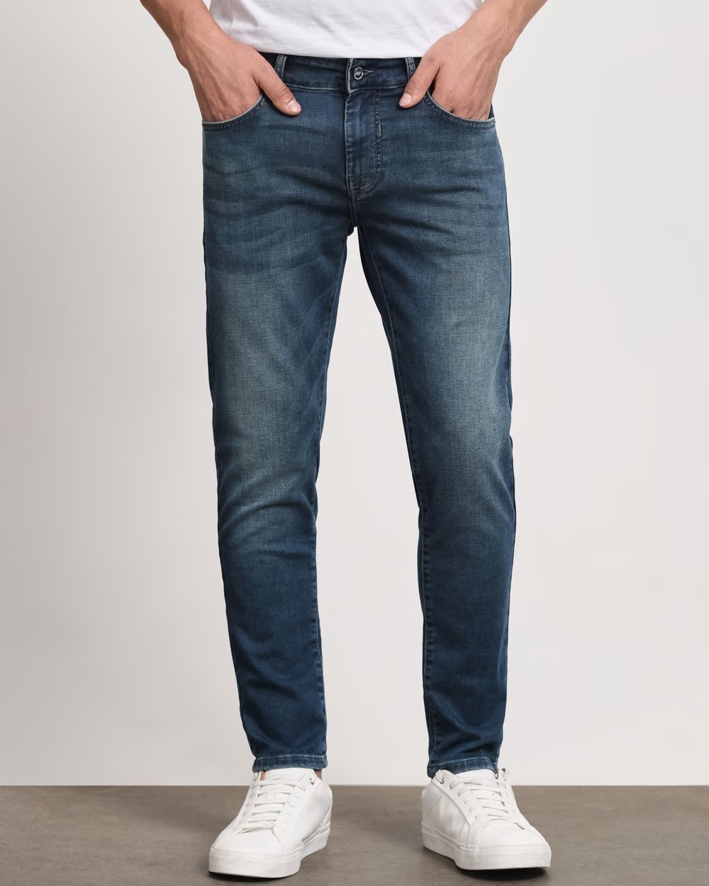 Tinted Ankle Length Denim Deluxe Jeans