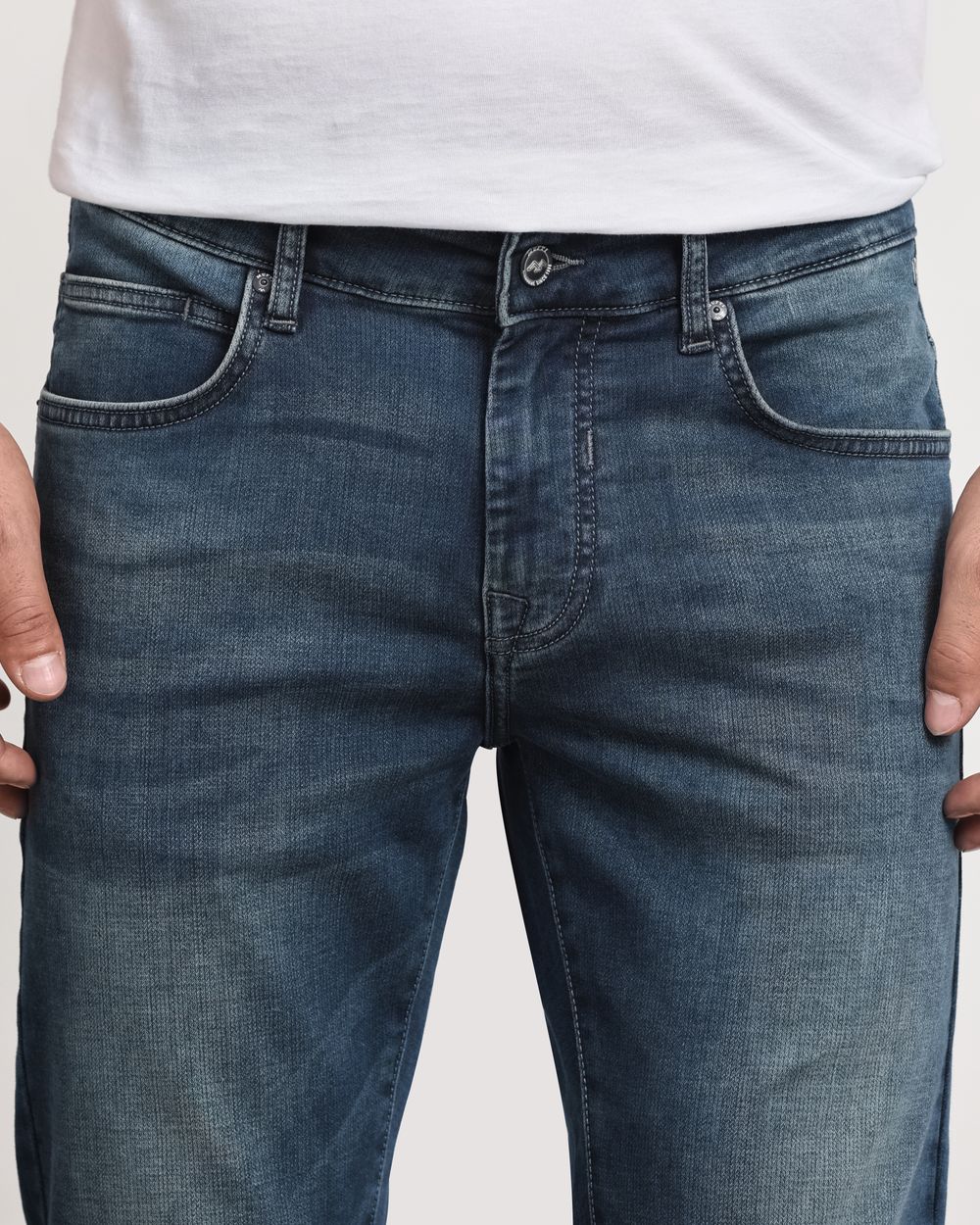 Tinted Ankle Length Denim Deluxe Jeans