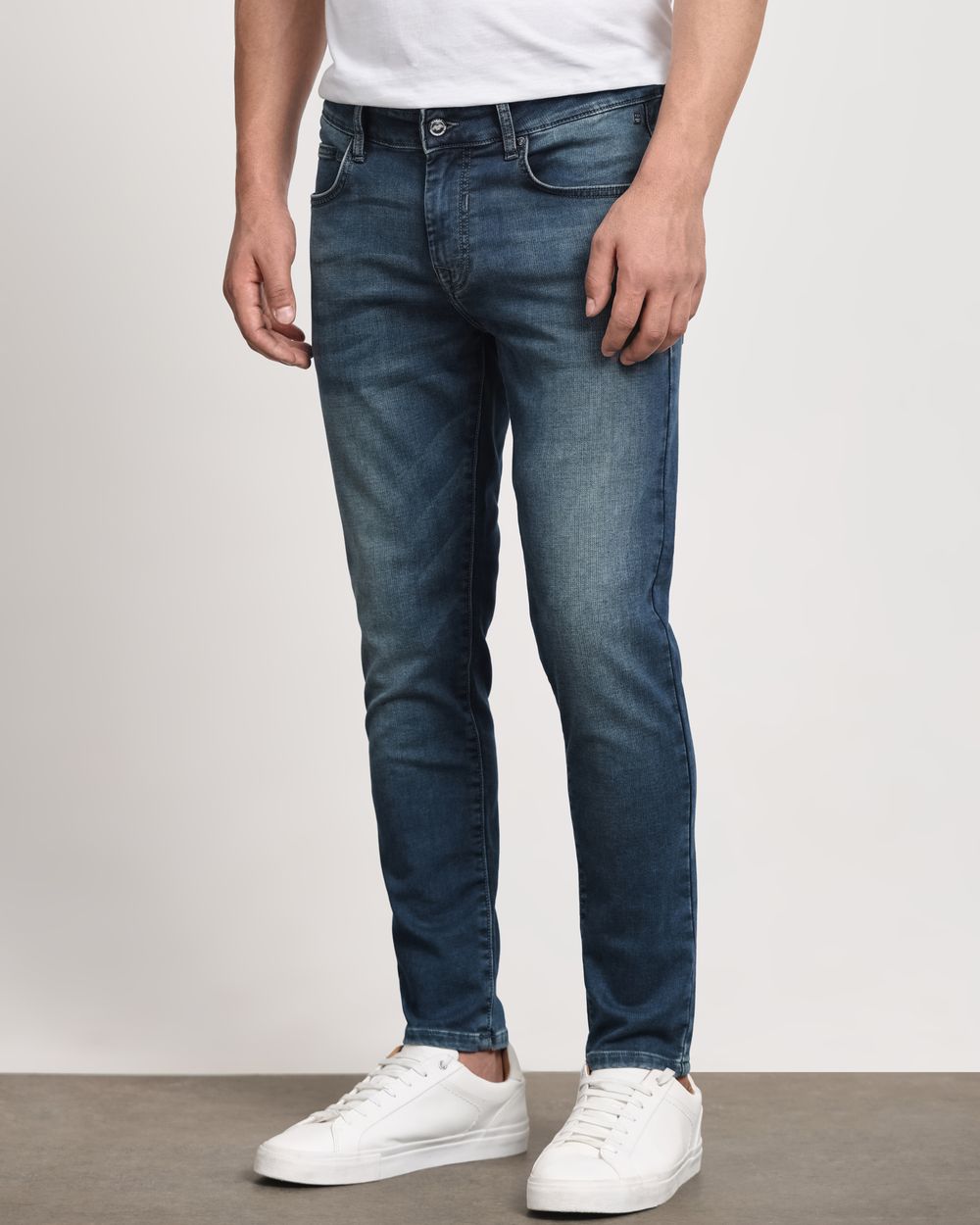 Tinted Ankle Length Denim Deluxe Jeans