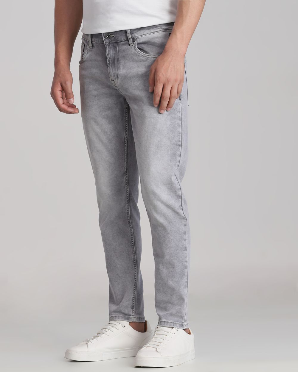 Grey Ankle Length Originals Jeans