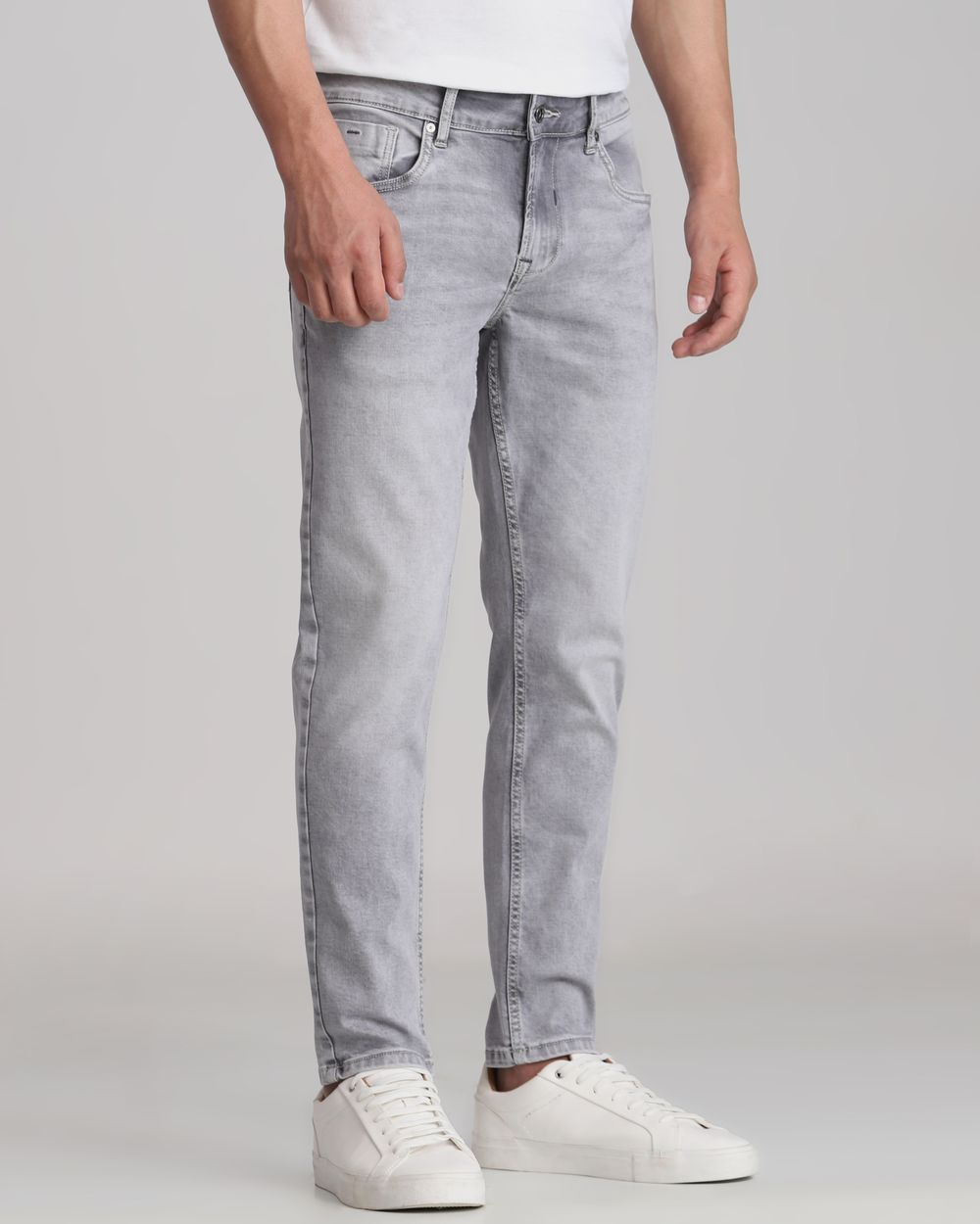 Grey Ankle Length Originals Jeans