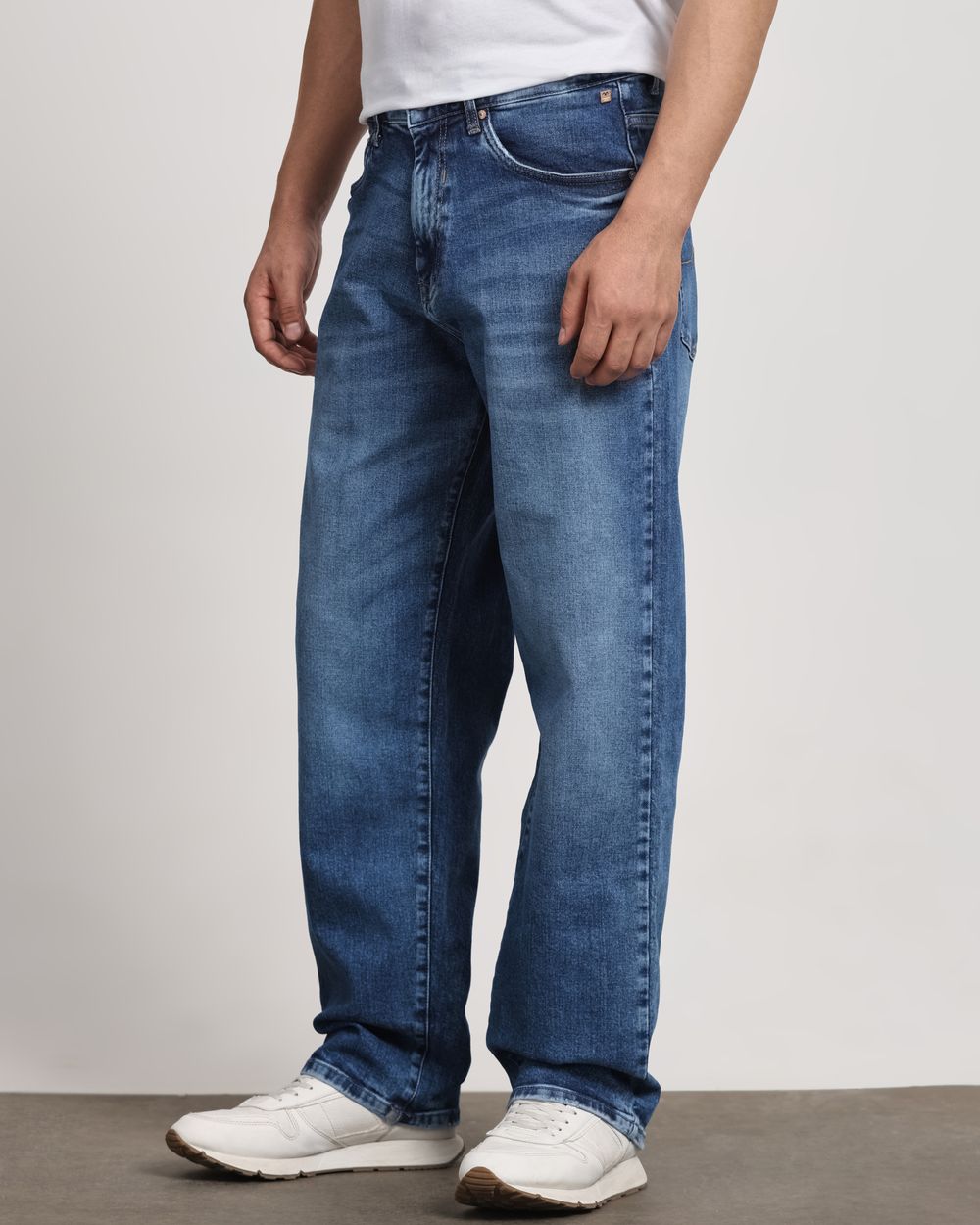 Mid Blue Ultra Loose Fit Originals Jeans
