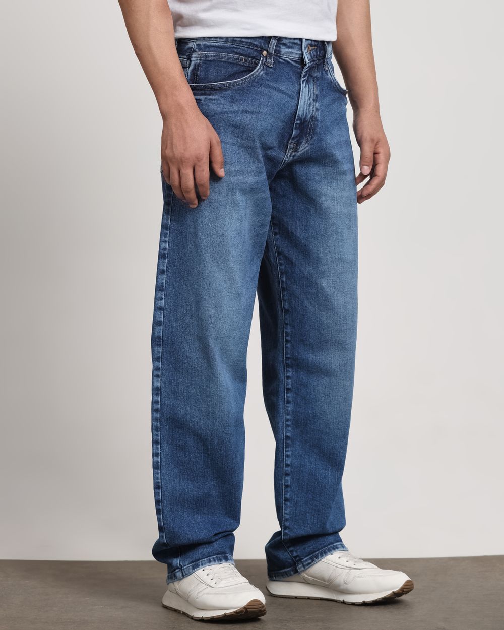 Mid Blue Ultra Loose Fit Originals Jeans