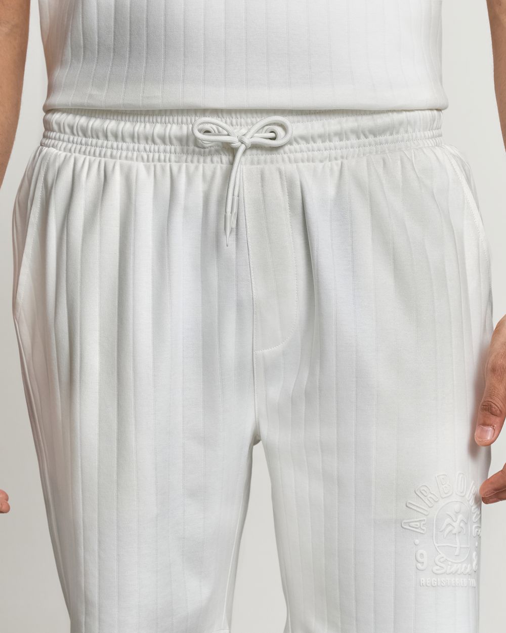 White Knitted Shorts
