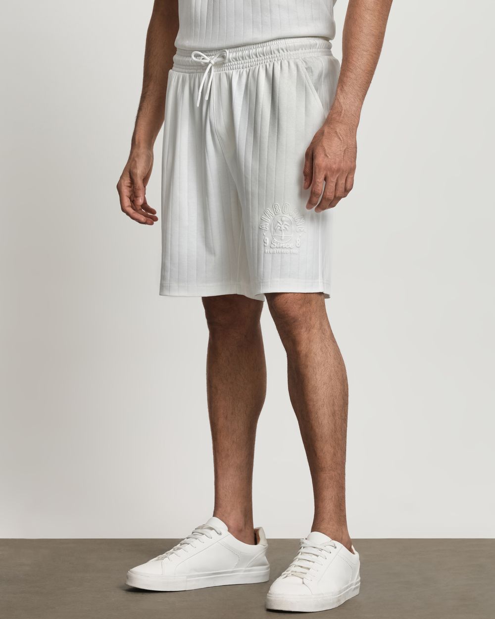 White Knitted Shorts